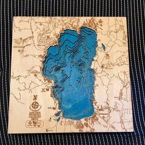 Lake Tahoe Wood Map